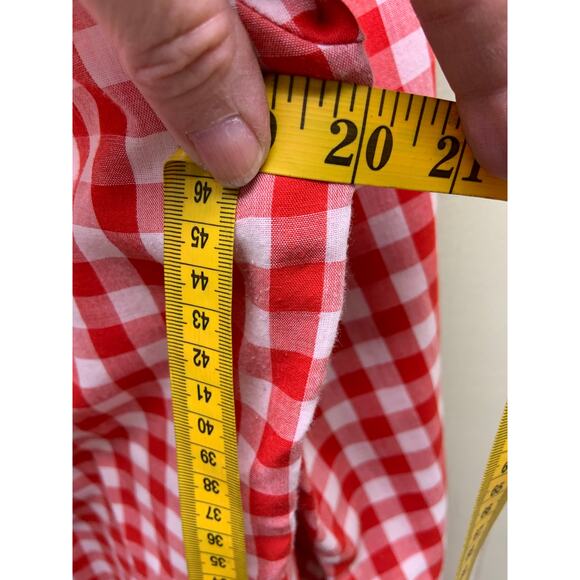 Champion Westerns Red Plaid Button Down Shirt Long Sleeve with Pockets - Picture 5 of 8